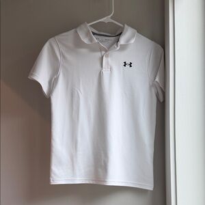 Under Armour Kids Polo Shirt in Classic White